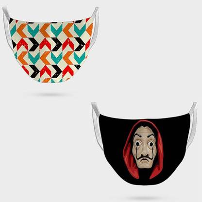 Inktree Designer Printed Face Mask (D.No.-39-92) Cloth Mask