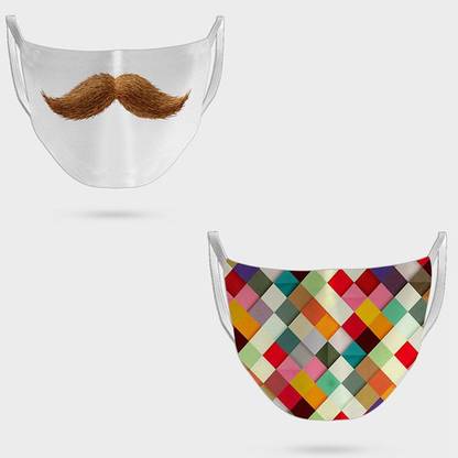 Inktree Designer Printed Face Mask (D.No.-80-29) Cloth Mask With Melt Blown Fabric Layer
