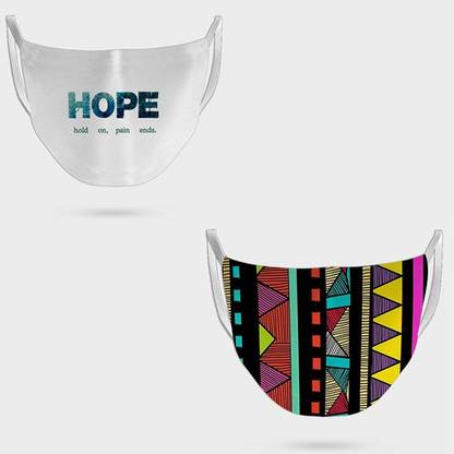 Inktree Designer Printed Face Mask (D.No.-91-79) Cloth Mask With Melt Blown Fabric Layer