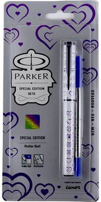 PARKER Parker Beta Roller Ball Pen Heart Beats Purple Roller Ball Pen