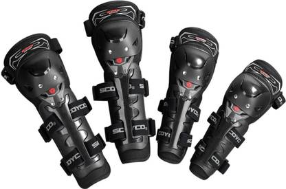 BIKER SHOPPEE O Y C O K11-2 H11-2 KNEE & ELBOW GUARDS Knee Guard, Elbow Guard Free Black