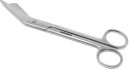 IS IndoSurgicals Deluxe Quality Lister Bandage Scissor (7.25") Straight Operating Scissors