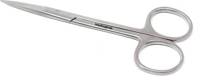 IS IndoSurgicals Cuticle Scissors, Stainless Steel, Straight, (4 Inch) Straight Operating Scissors