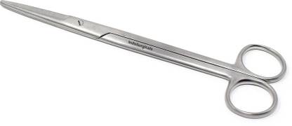 IS IndoSurgicals Deluxe Quality Straight Mayo Scissor B/B (7.5 Inch) Straight Operating Scissors