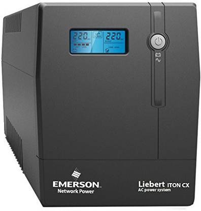 Emerson Liebert ITON CX 1500 VA with 2 x 9 AH Battery ,RS232 port and Ext battery connector 220 V Line-interactive Tower Model UPS with Overload Protection 1 Outlet Plugs