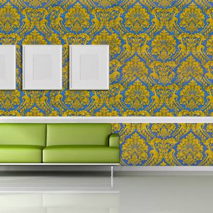 MINNAL WONDER WALLPAPERS Vinyl Abstract Multicolor Wallpaper
