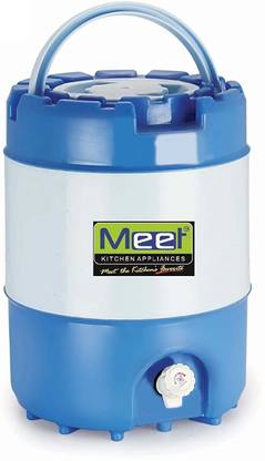 Meet 18 Litre Cool/Chilled Water Jar Insulated Plastic Thermos Flask Dispenser Contai Bottled Water Dispenser