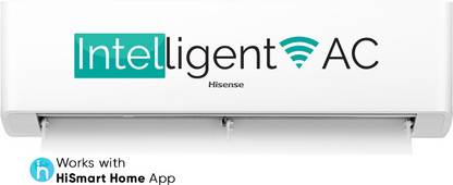 Hisense 1 Ton 3 Star Split Inverter Smart AC with Wi-fi Connect  - White