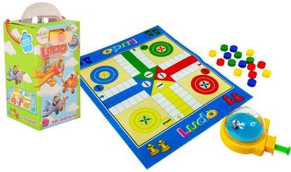 Muren Ludo, Mini Travel Game, with Dice Dome and Mat Strategy & War Board Game