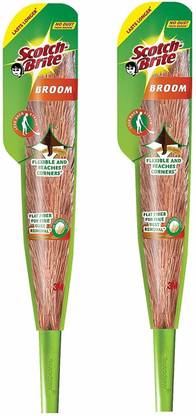 Scotch-Brite Plastic Fibre Broom Grass Dry Broom