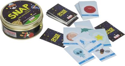 Cocomoco Kids Solar System Snap Flash Card Game