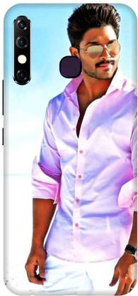UMPRINT Back Cover for Infinix Hot 8 Allu Arjun Telugu Actor Printed Back Cover