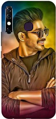 PRINTVEESTA Back Cover for Infinix Hot 8 allu arjun, styel star, tollywood star, tollywood actor Printed Back Cover