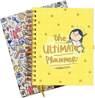 Happywagon Alicia Souza - Undated The Ultimate Planner A5 Planner Ruled 350 Pages
