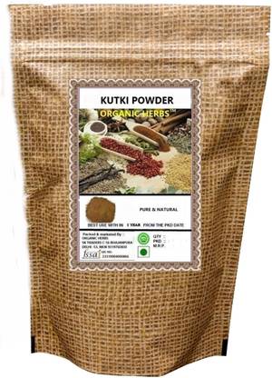 ORGANIC HERBS PREMIUM QUALITY KUTKI POWDER ( PICRORHIZA KURROA )
