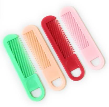 BEAUTRISTRO New Born Baby Soft Comb Pack of 4 Ideal For Baby Boys & Baby Girls