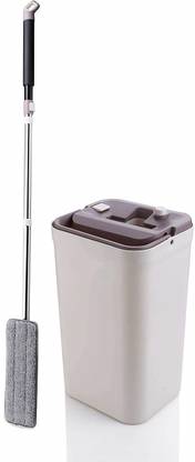 cello Magic Flat Mop Bucket with refill Wet & Dry Mop