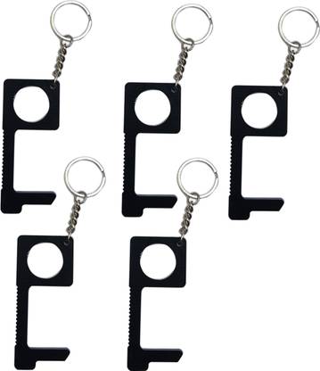 LK Creations Virus Protection Acrylic (198-2) Keychain 19 tool No Touch Handsfree Key Chain