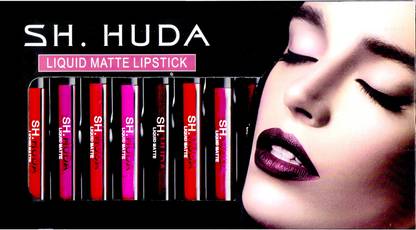 Sh.Huda Liquid Matte lipsticks set of 12pcs