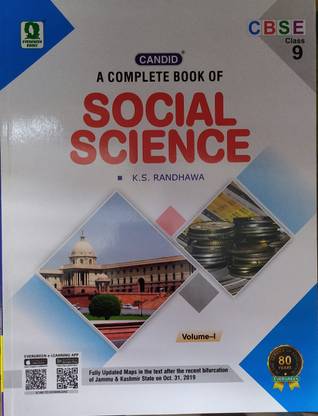 Candid A Complete Book Of Social Science For Class-9 By K S Randhawa As Per CBSE Syllabus For ( 2020-2021) Examination