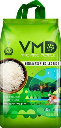 Vmd SONA MASURI BOILED RICE - 10 KG Sona Masoori Rice (Medium Grain, Boiled)