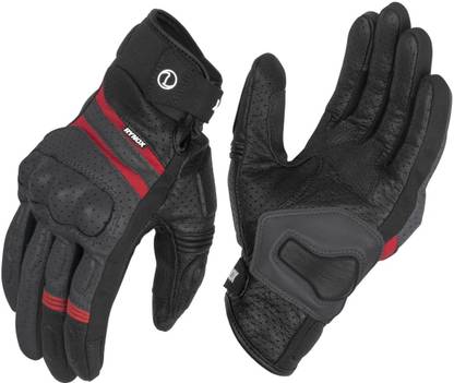 Rynox gears Air GT Motorsports Gloves Grey Red, Large Riding Gloves