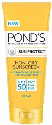 POND's Sunscreen - SPF 50 PA+++ SPF 50 Sun Protect Non-Oily Sunscreen, 35 g