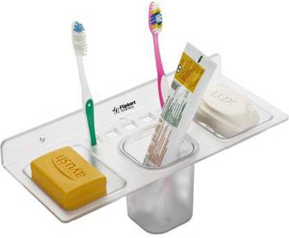 Flipkart SmartBuy Unbreakable Quality Wall Mount Toothbrush Holder Plastic Toothbrush Holder