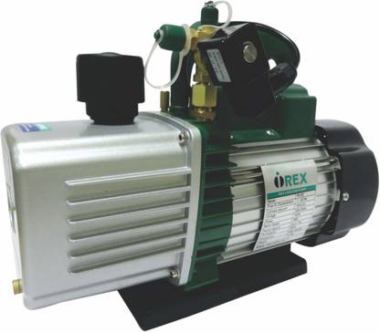 iRex RX-6D Double Stage Vacuum Pump with a capacity of 12 CFM (1HP) AC Refrigerant Air Vacuum Pump/Wine Degassing/Medical Food Processing Air Conditioning Vacuum Pump (15.2 kg) Centrifugal Water Pump