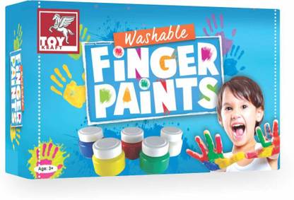 ToyKraftt Non-Toxic Washable Finger Paints