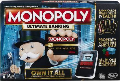 radhe krishna enterprise Monopoly Ultimate Banking 2-4 Players Board Game Accessories Board Game Board Game Accessories