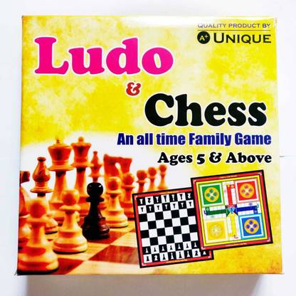 RSS Ludo Chess Board 2 in 1 Combo Party & Fun Board Game