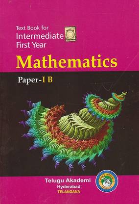 Text Book For Intermediate First Year Mathematics Paper-I B