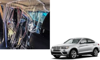 AUTO PEARL High Quality Isolation Curtain & Protective Transparent PVC Car Safe Protector Driver Side Divider Film -BMW X4-D0038 Car Curtain
