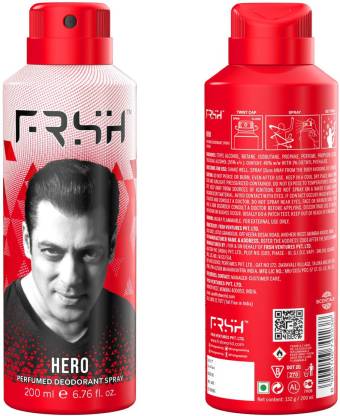 Frsh Dedorant Body Spray 200 ML-HERO Perfume Body Spray  -  For Men