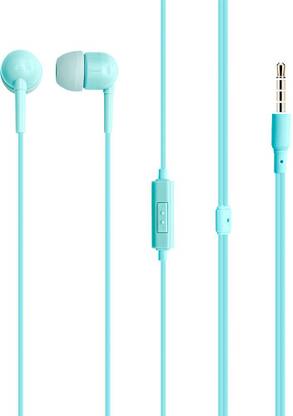 MINISO Colorful Music Earphone In-Ear Headphones With Microphone Green Wired