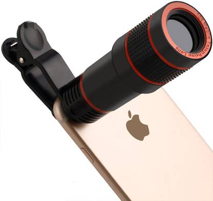 LECO 2x Zoom Mobile Phone Telescope Camera Lens with Adjustable Clip and DSLR Blur Background Effect for All Smart Phones Mobile Phone Lens