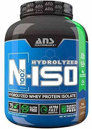 ANS PERFORMANCE N ISO Hydrolysed Whey Protein Isolate Chocolate 5 lbs Whey Protein