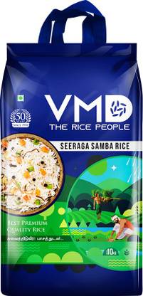 Vmd SEERAGA SAMBA RICE - 10 KG Jeera Samba Rice (Small Grain, Raw)