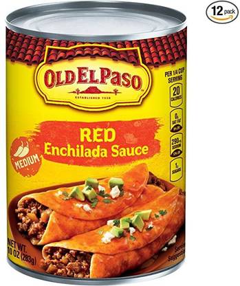 Old ELPaso Red Enchilada Sauce Medium, 283g Sauce