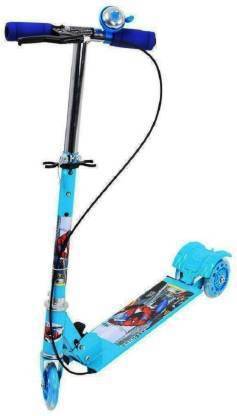CURVE ENTERPRISE Kid's Foldable 3 Wheel Kick Scooter for Toddlers with Adjustable Height, LED Flashing Wheels Kids Scooter
