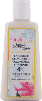 Mirah Belle Lavender Volumising Shampoo - 200 ml - Best for Oily, Limp Hair - Increases Hair Volume - Sulfate & Paraben Free