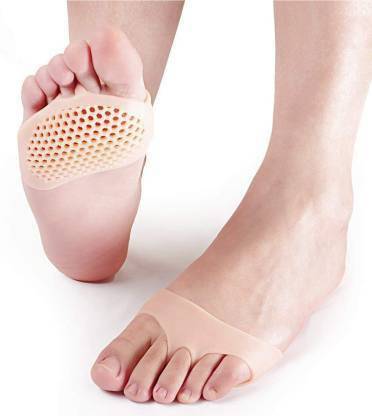 MG SALESS Soft Silicone Gel Half toe sleeve pads of Foot Pain Relief for Cracked Skins Foot Support
