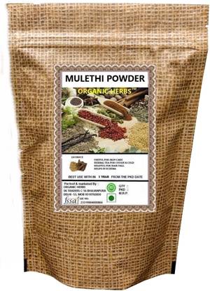 ORGANIC HERBS MULETHI | YASHTIMADHU | LICORICE POWDER - FOR STRONG IMMUNITY POWER