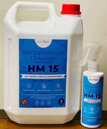 Paanitech Covid Disinfectant 5L with spray - FDA Approved