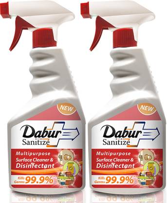 Dabur Sanitize Multipurpose Surface Cleaner & Disinfectant - 450 ml(Pack of 2)
