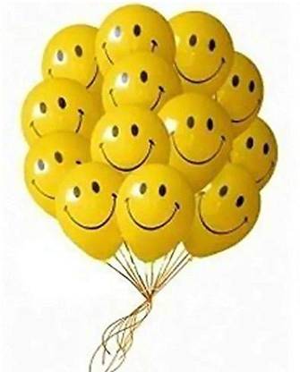 gorgeous moment Printed Printed Face Expression amazing Smiley face balloons Balloon