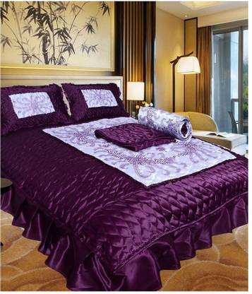 Chelsi Satin King Sized Bedding Set