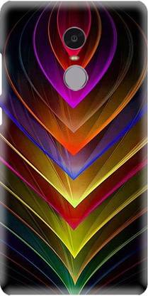 HOMYA Back Cover for Xiaomi Redmi Note 4 - Rainbow Colors Creative Print Mobile Case Cover