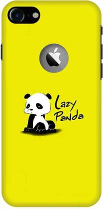 FULLYIDEA Back Cover for Apple iPhone 8 Logo, LAZY PANDA